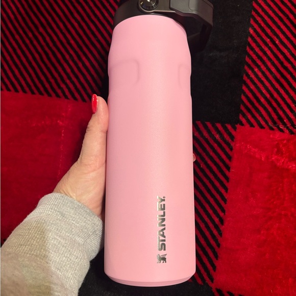 Stanley Pink Flip Straw Bottle - Picture 2 of 5